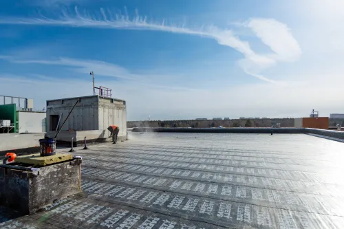 На площадке НИИ МИКРОПРИБОРОВ закончены монолитные работы и монтаж ограждающих конструкций.