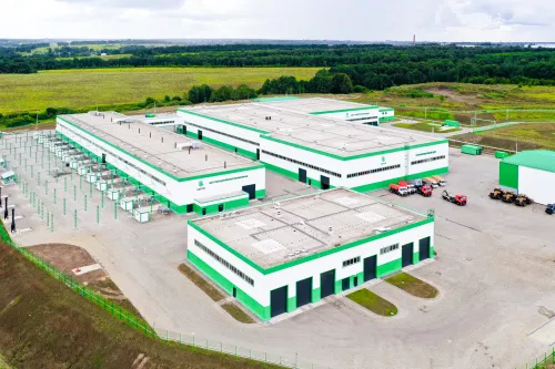 Комплекс по переработке отходов «Экотехнопарк Тула» ООО «Хартия» посетили заместитель председателя правительства России Дмитрий Патрушев и врио губернатора Тульской области Дмитрий Миляев.