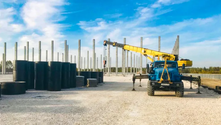 В Рязанской области ПСО-13 строит производственно-складское здание площадью 14 257 м²