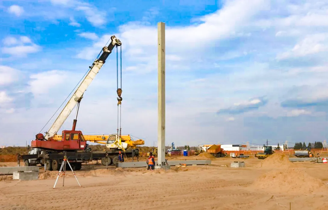 В Тверской области продолжается строительство логистического комплекса для «ТК Альфа»